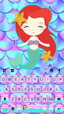 Laser Pretty Mermaid Theme android App screenshot 0