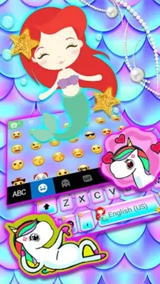 Laser Pretty Mermaid Theme android App screenshot 2